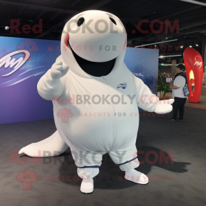 White Whale maskot kostume...