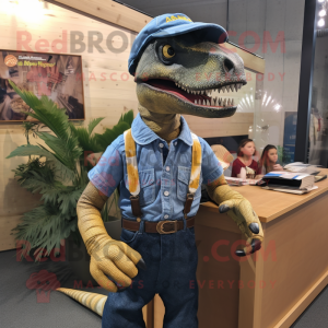 Postava maskota Allosaurus...