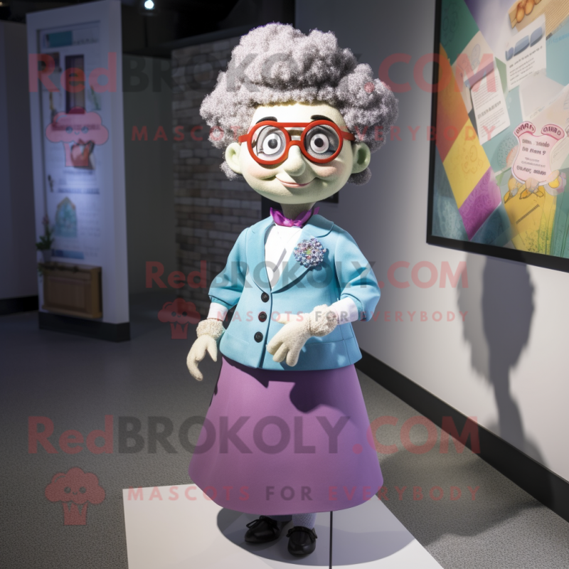 nan Ray mascot costume character dressed with a Dress and Ties nan Ray mascot costume character dressed with a Dress and Ties