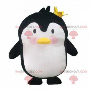 Mascotte de pingouin gonflable, costume de manchot géant -