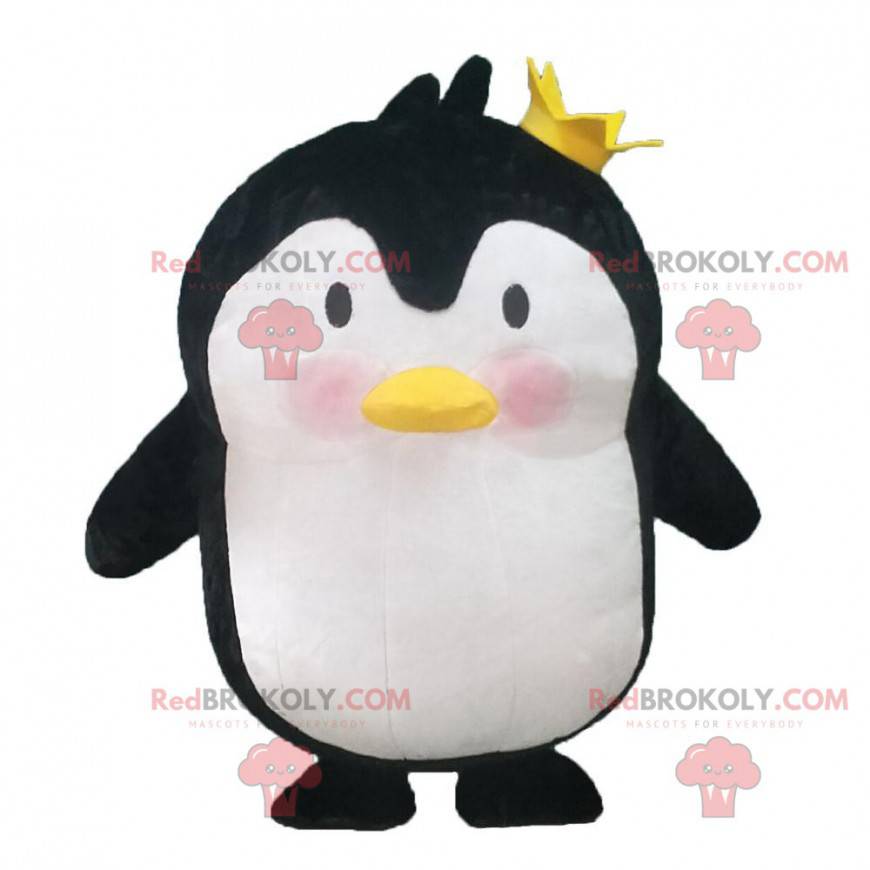 Nadmuchiwana maskotka pingwina, kostium pingwina olbrzymiego -