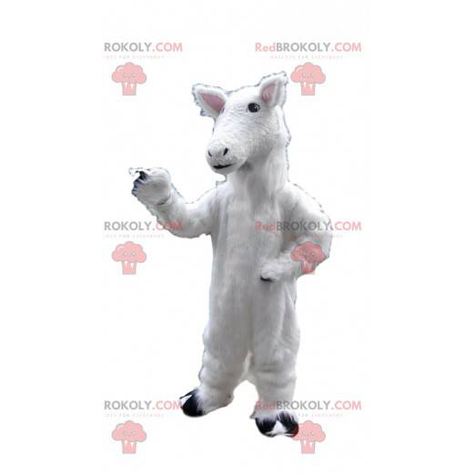 Schafmaskottchen, Lammkostüm, weißes Pferdekostüm -