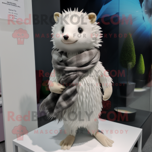 White Hedgehog maskot...