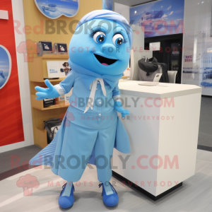 Sky Blue Cod mascotte...