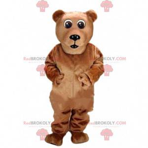 Mascotte orso bruno, costume da orsacchiotto gigante -