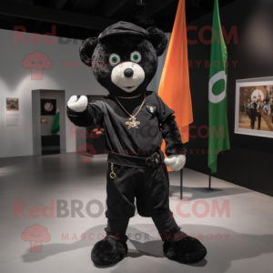 Black Irish Flag maskot...