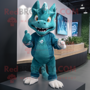 Teal Dragon mascotte...