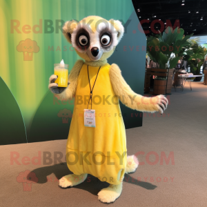 Lemon Yellow Lemur w...