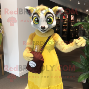 Lemon Yellow Lemur w...