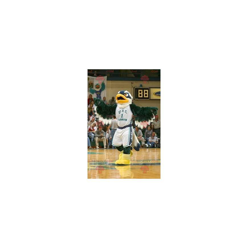 Eagle mascot green blue and white - Redbrokoly.com