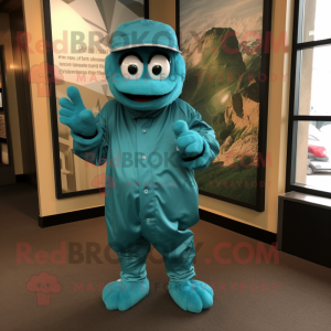 Teal Baseball Glove postać...