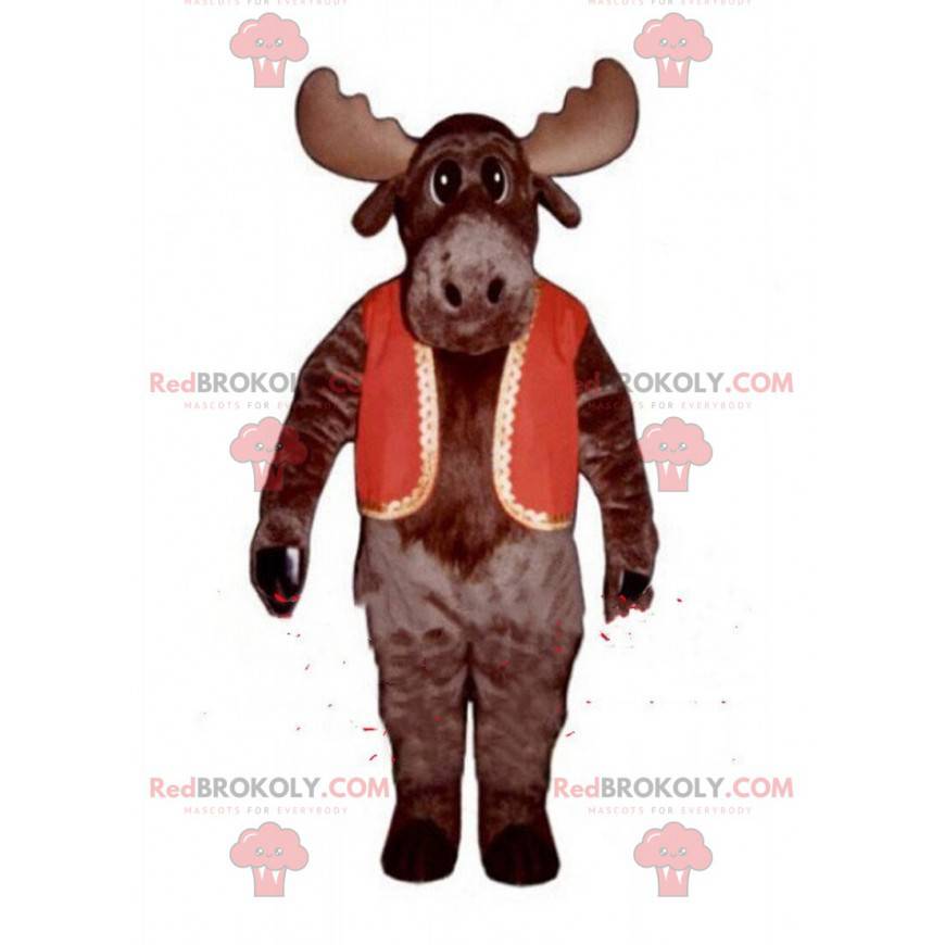 Caribou maskot, stor rein, hjort maskot - Redbrokoly.com