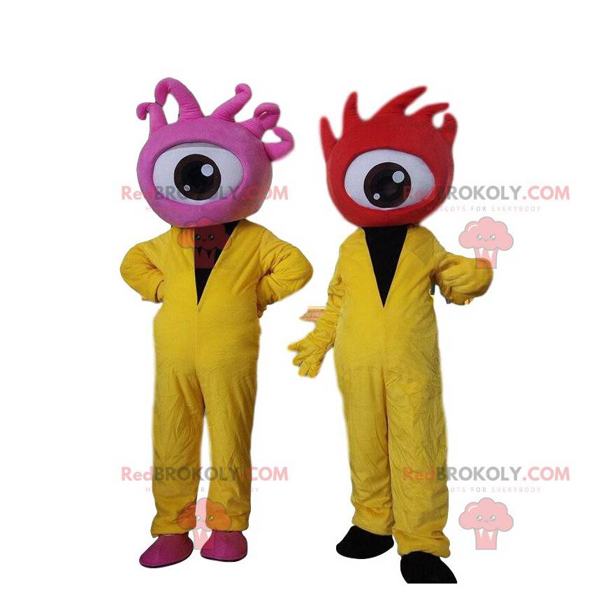 Mascottes d'yeux, costumes extra-terrestres, cyclopes -