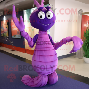 Purple Shrimp Scampi maskot...