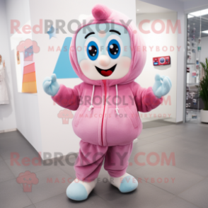 nan Candy mascot costume character dressed with a Joggers and Mittens