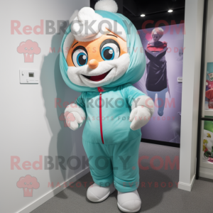 nan Candy mascot costume character dressed with a Joggers and Mittens