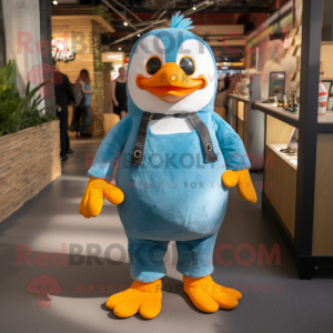 Cyan Penguin mascotte...