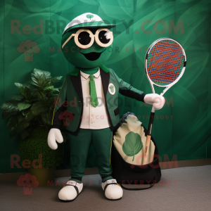 Forest Green Tennis Racket...