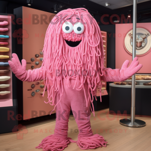 Pink Spaghetti maskot...