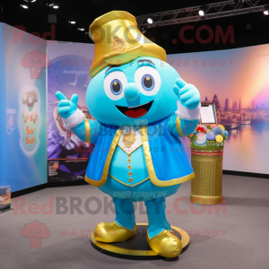 Postava maskota Sky Blue...