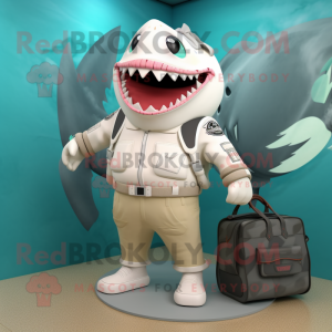 Crème Megalodon mascotte...