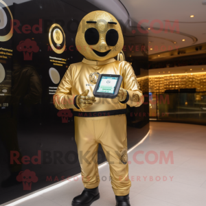 Guld Guinness maskot...