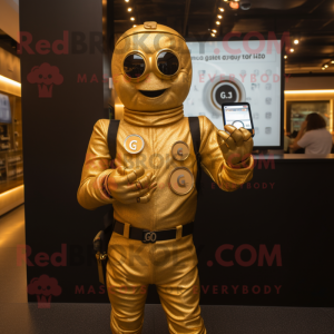 Guld Guinness maskot...