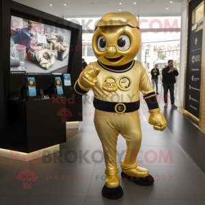 Gouden Guinness mascotte...
