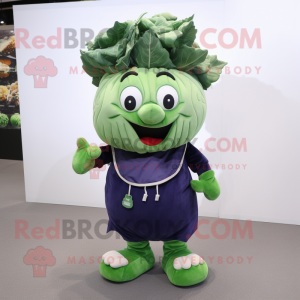 Navy Cabbage maskot kostume...