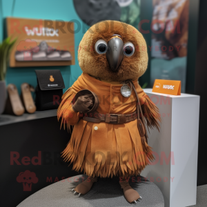 Rust Kiwi mascotte kostuum...