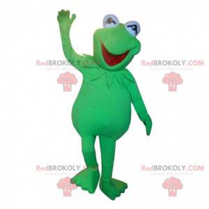 Mascot of Kermit, the famous fictional green frog -