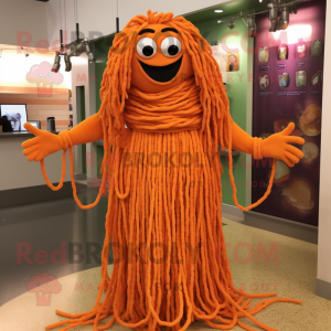 Orange Spaghetti maskot...