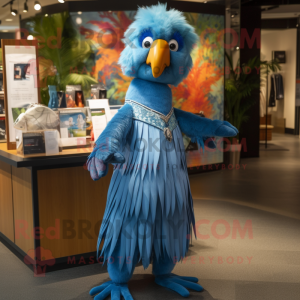 Blue Parrot mascotte...