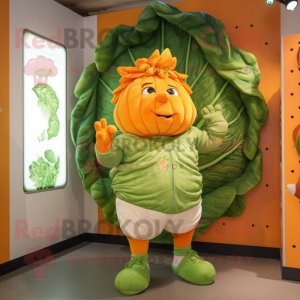 Orange Cabbage Leaf...