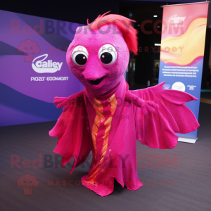 Magenta Betta Fish mascotte...