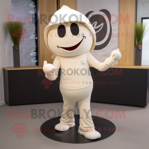 Cream Momentum maskot drakt...