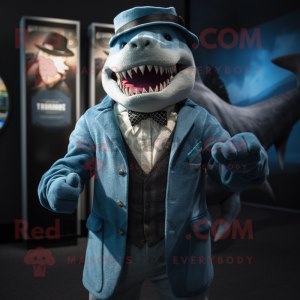 Cyan Megalodon mascotte...