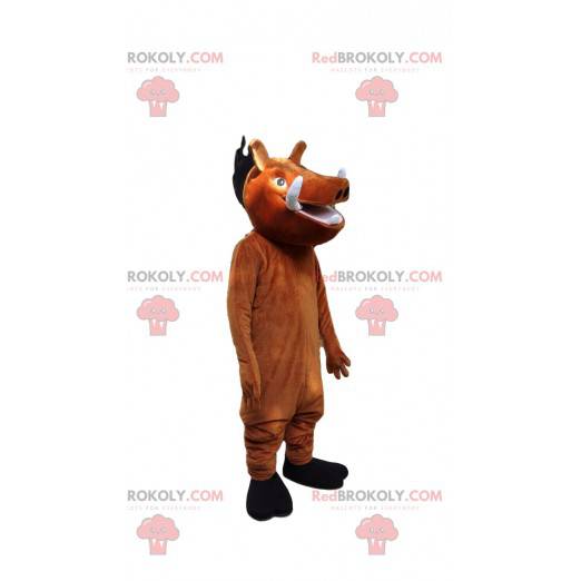 Maskot av Pumbaa, den berömda vårtsvin från filmen