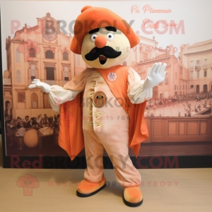 Peach Paella maskot kostume...