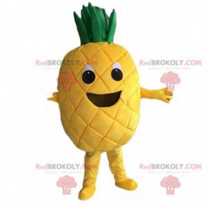 Żółty kostium ananasa, kostium ananasa, egzotyczne owoce -