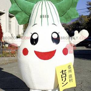 Giant leek onion turnip mascot - Redbrokoly.com