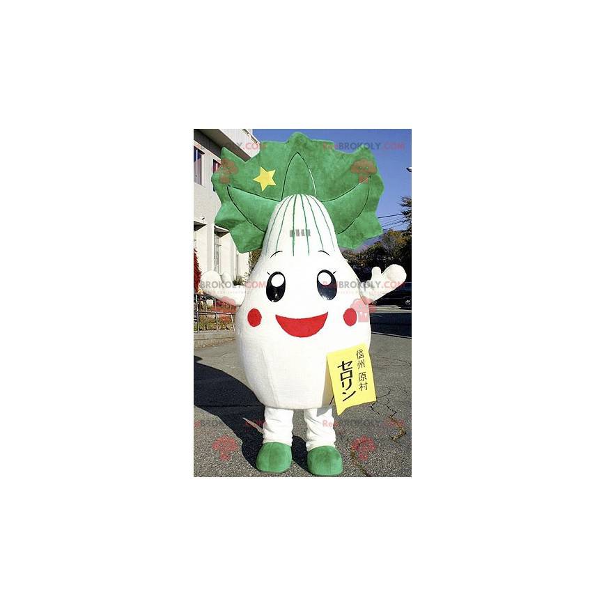 Giant leek onion turnip mascot - Redbrokoly.com