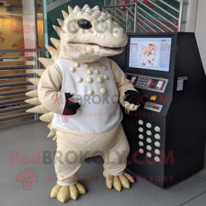 Crème Ankylosaurus mascotte...