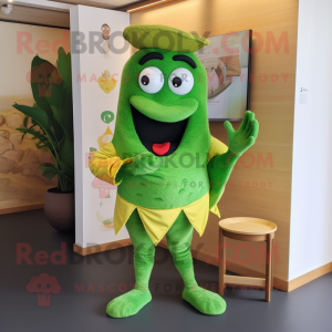 Groene Paella mascotte...