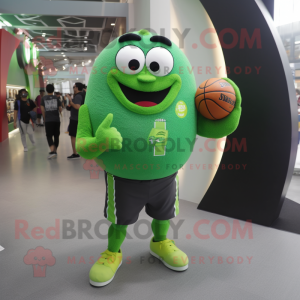 Lime Green Basketball Ball...