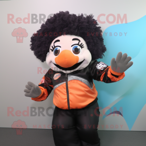 Black Clown Fish mascotte...