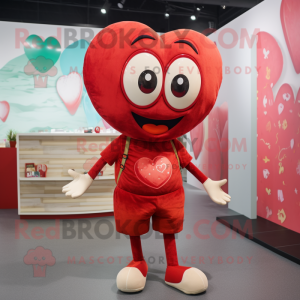 Red Heart maskot kostyme...