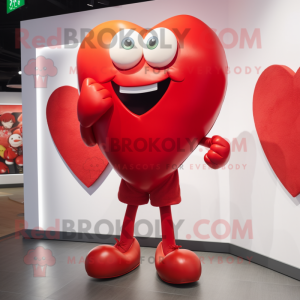 Red Heart maskot kostyme...