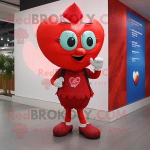 Red Heart maskot kostume...