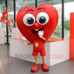 Red Heart maskot kostume...